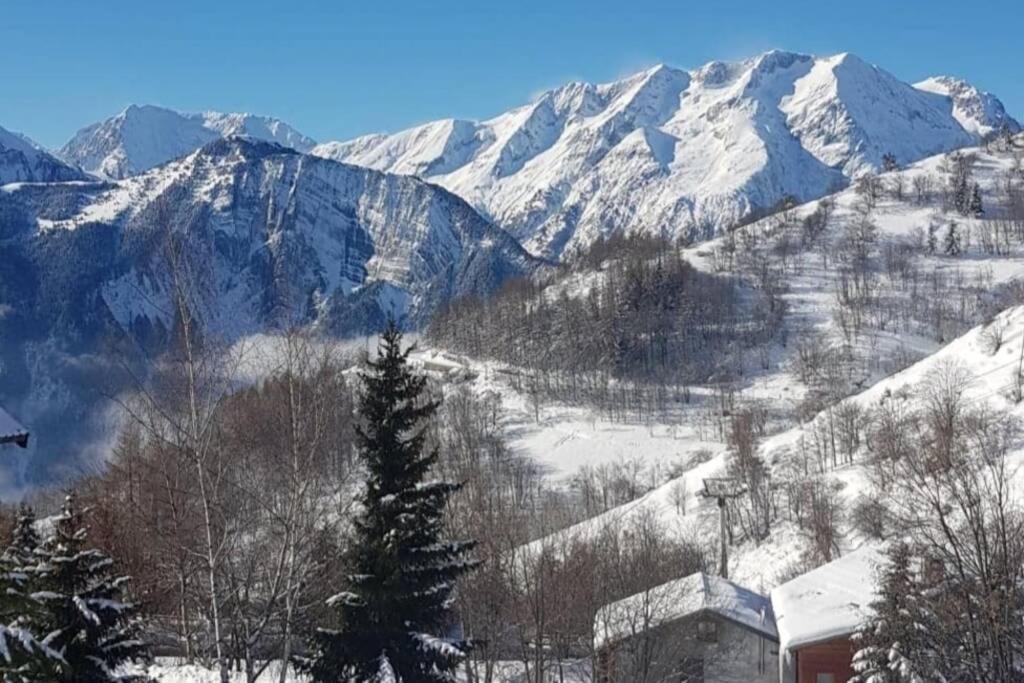 Studio Uissan Pour 5 Personnes A Cote Des Pistes Huez Exteriör bild